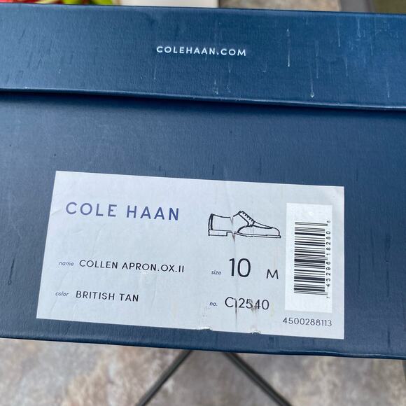 Cole Haan British Tan Collen Apron Derby Split Toe Size 10 Oxford main image 6